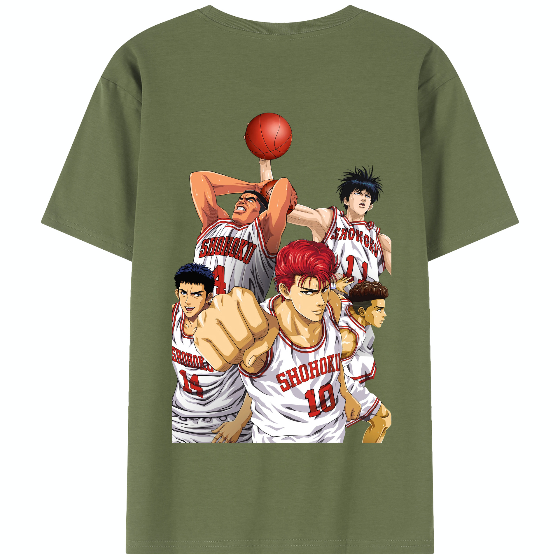 （画像用） SLAM DUNK／スラムダンク 綿100％半袖Tシャツ（背面プリント）